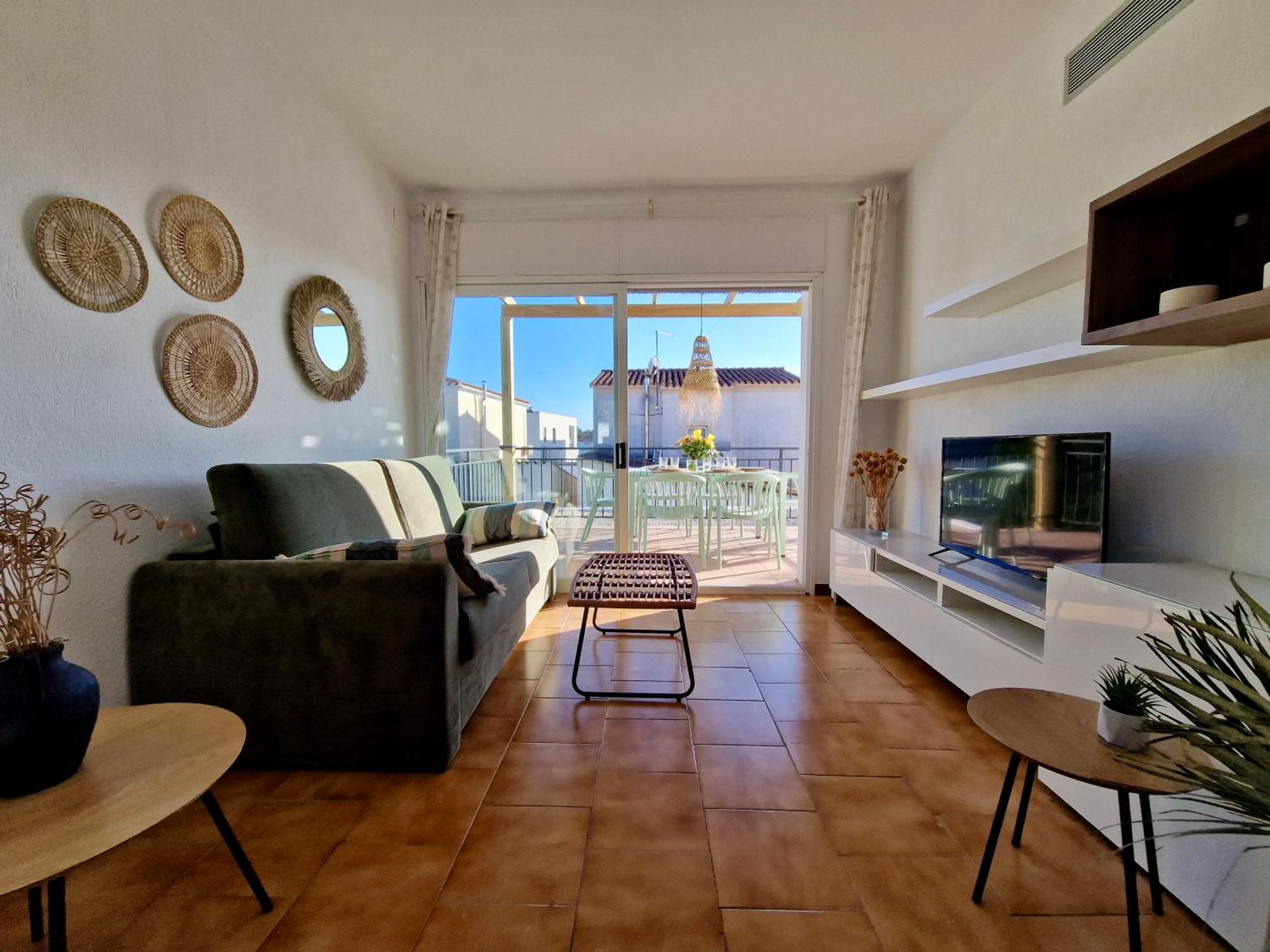 אמפוריבראבה Gorgot P1 I Apartamento Con Terraza Y Piscina Comunitaria Cerca De La Playa מראה חיצוני תמונה